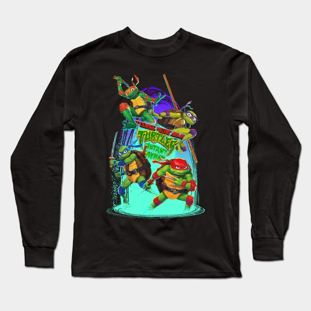 Ninja Turtles Long Sleeve T-Shirt by MF Creator